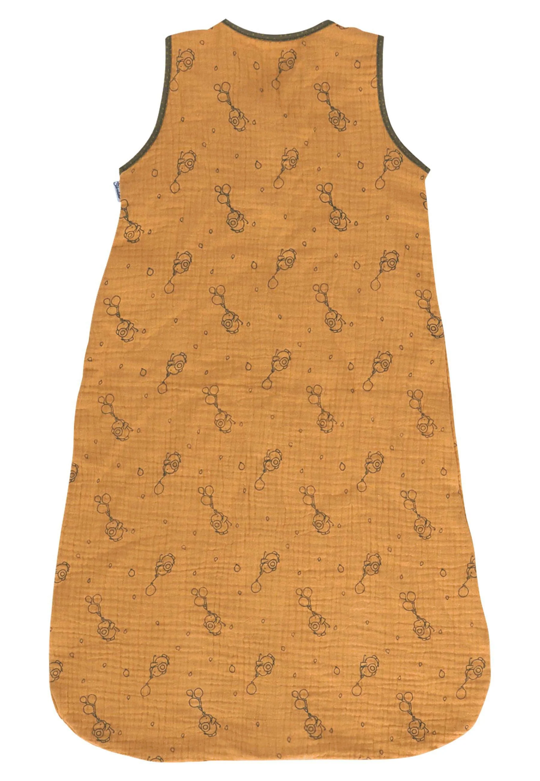 Musselin-Schlafsack 90cm Eddy in Rost 1,00 TOG