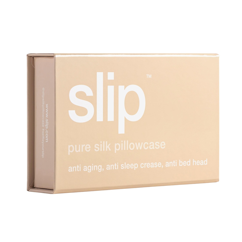 slip taie d'oreiller pure soie slip - queen - caramel taie d'oreiller queen