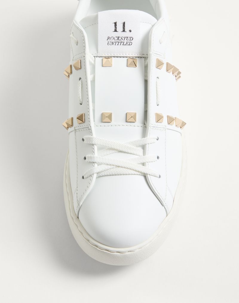 Tênis Rockstud Untitled em couro de bezerro
