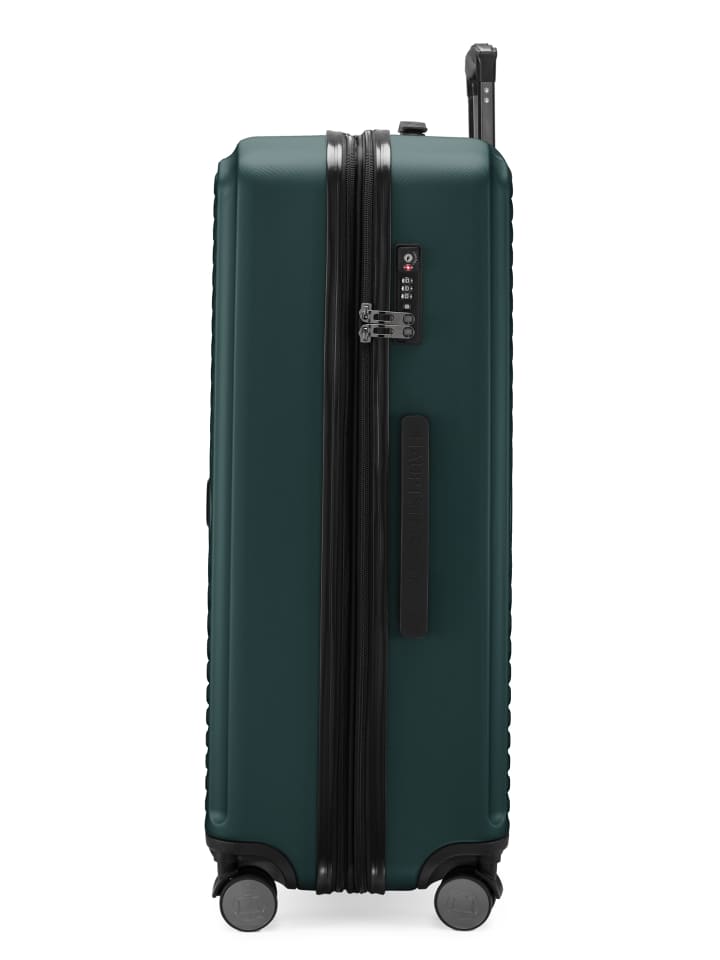 Hauptstadtkoffer Mitte - Großer Reisekoffer Trolley 77cm XXL Erweiterung TSA 130L in Waldgrün günstig kaufen L