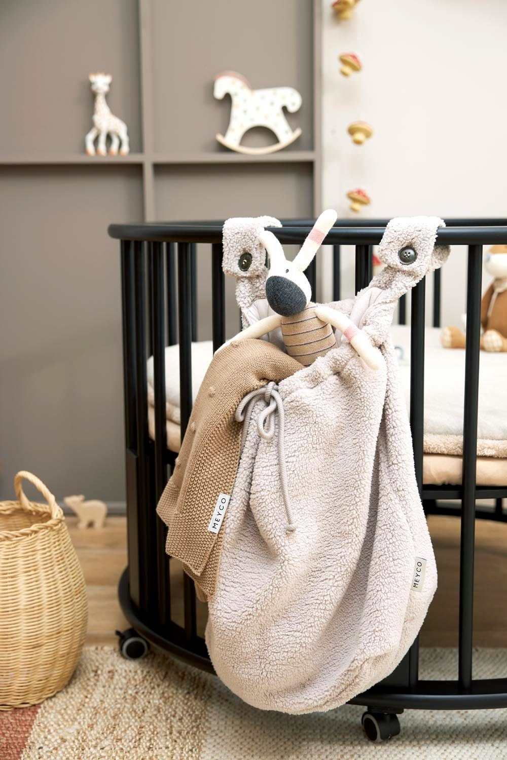 Meyco Baby Betttasche Teddy Greige (1-tlg)