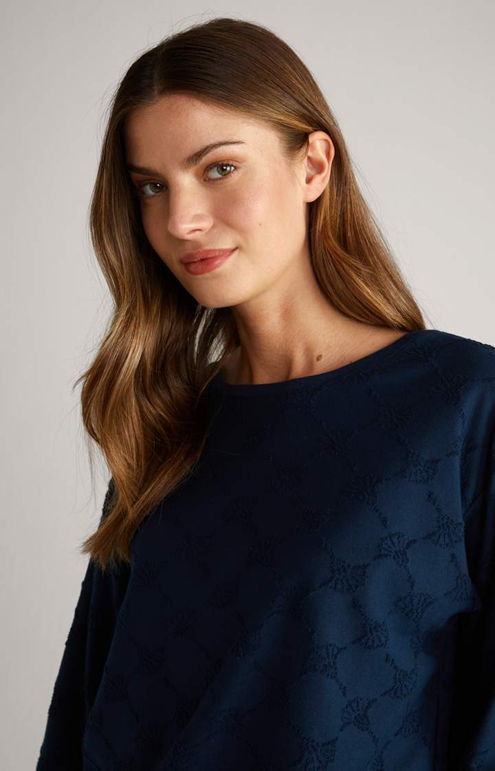 Loungewear Longsleeve in Dunkelblau