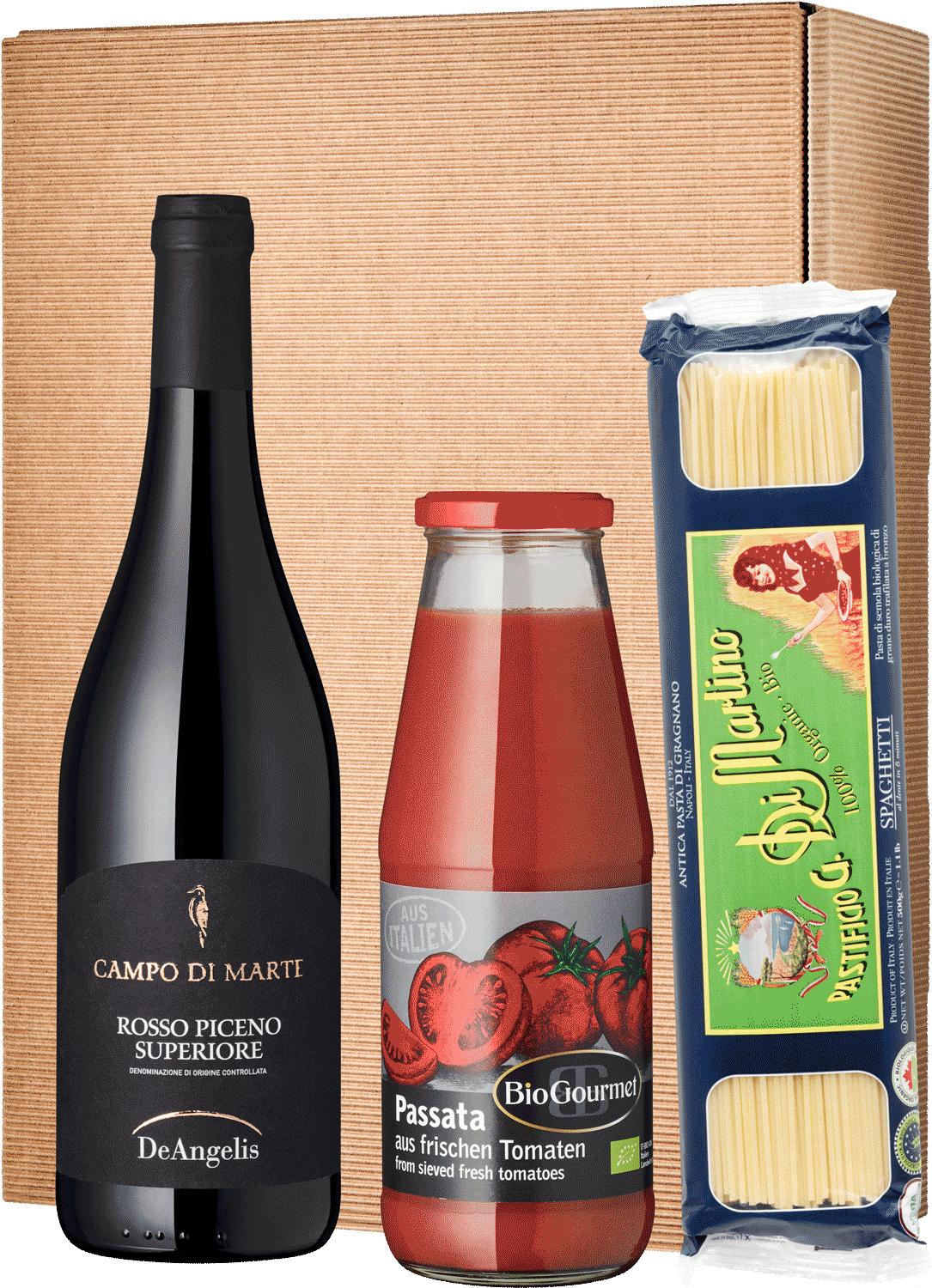 Verschiedene Geschenk Pasta e Basta Bio