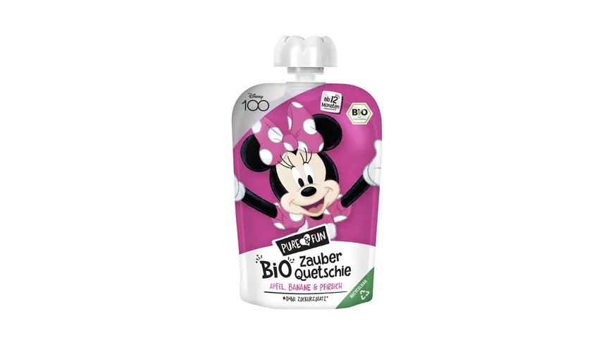 PURE&FUN Minnie Bio Zauber Quetschie 100 g