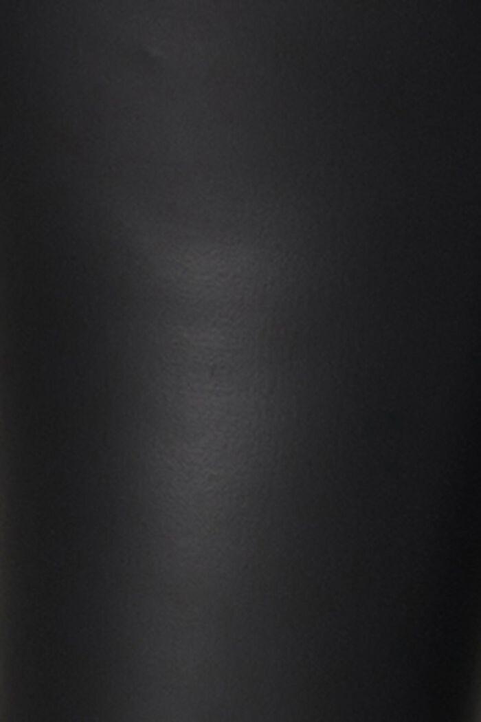 Umstands-Leggings in Lederoptik