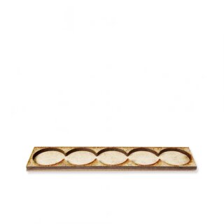 Infantry 5x1 Round Base Adapter Trays (4)