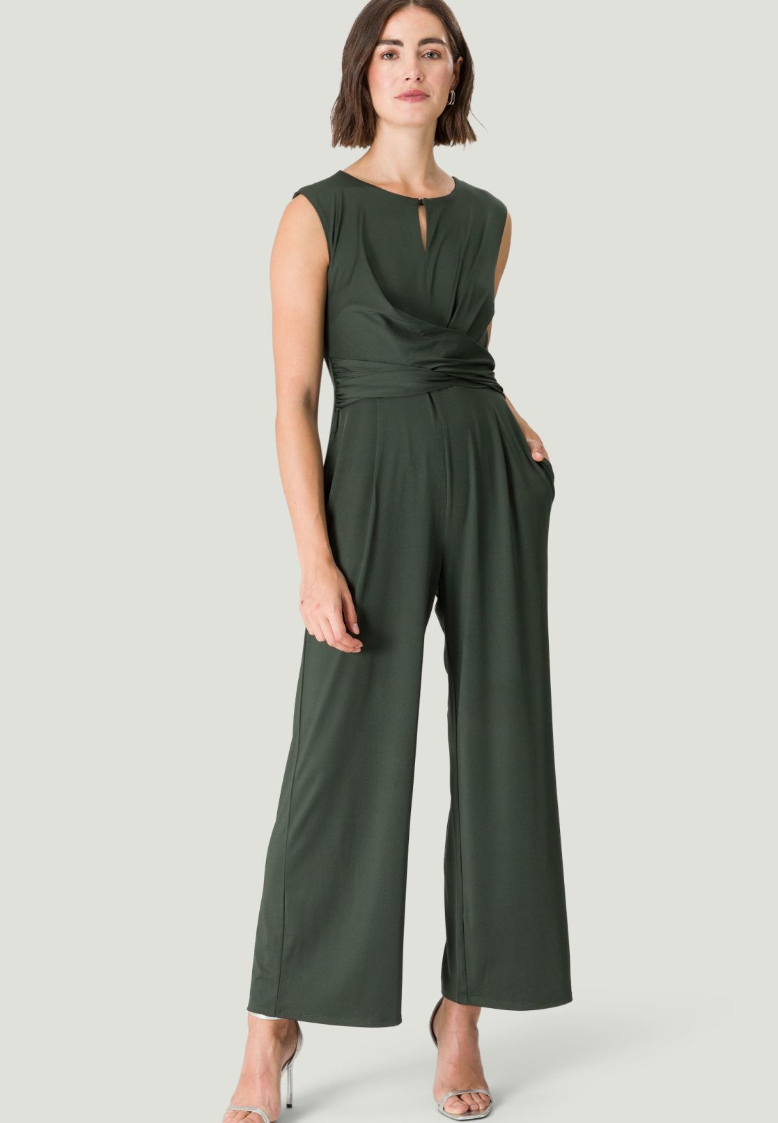Jumpsuit mit Raffung