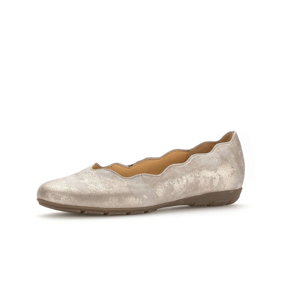 Gabor fashion Eleganter Ballerina grau