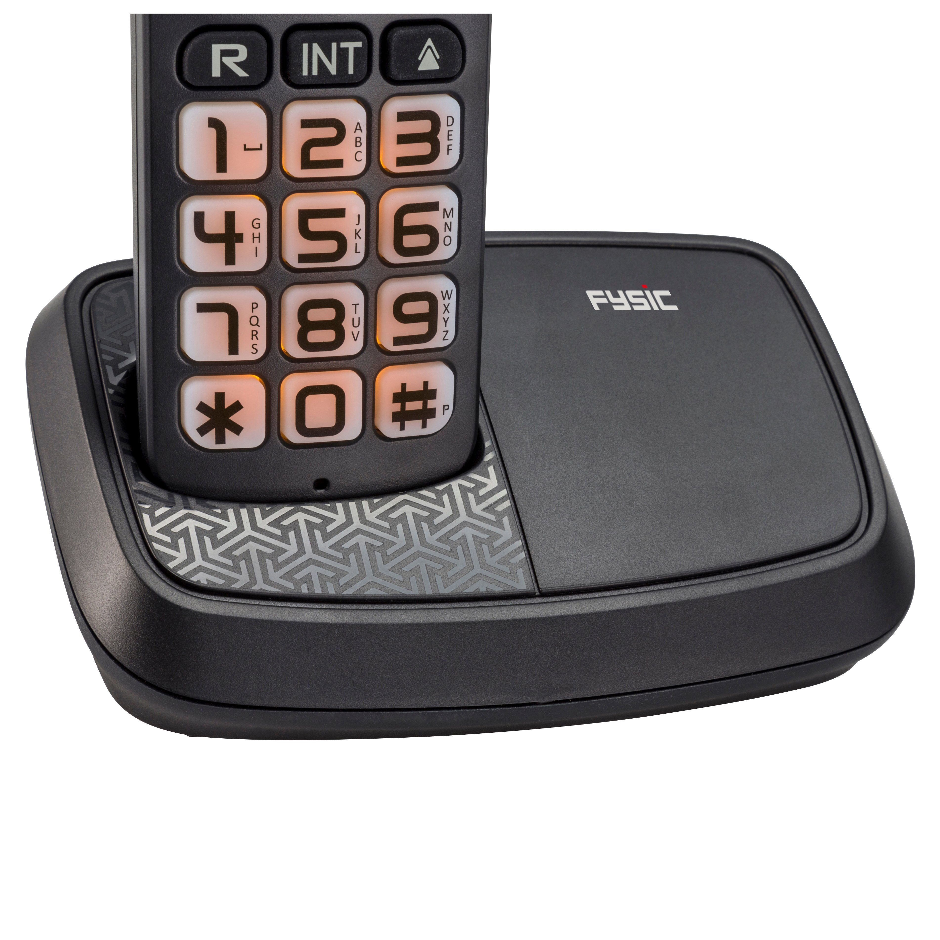 Fysic FX-5500 Seniorentelefon (Mobilteile: 1, schnurloses Senioren-DECT-Telefon)