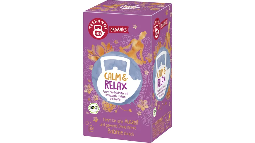 Teekanne Bio Organics Calm & Relax 36 g