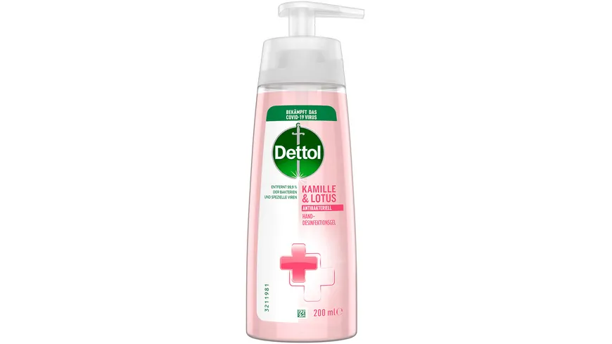 Dettol Hand Desinfektions Gel Kamille & Lotus 200 ml