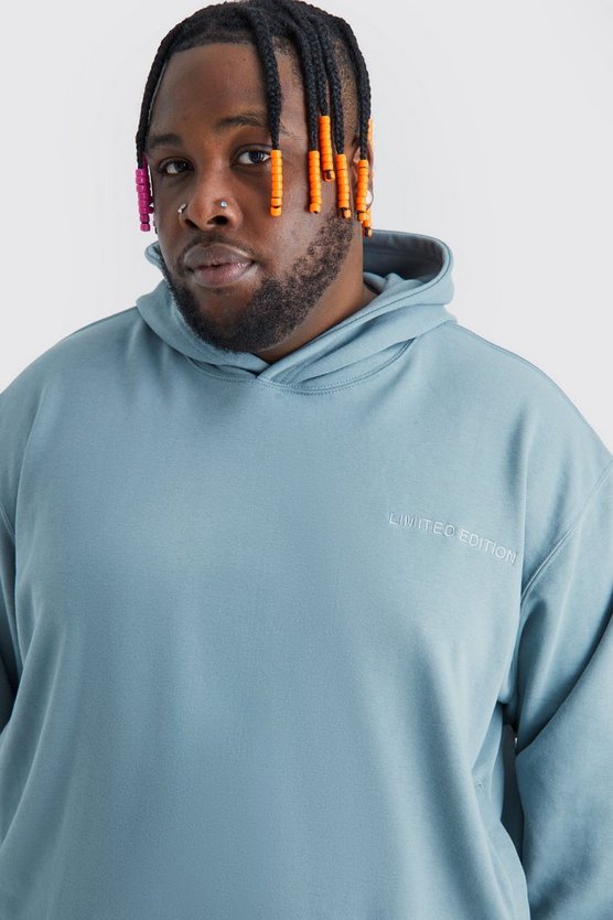 Plus kastiger Oversize Hoodie