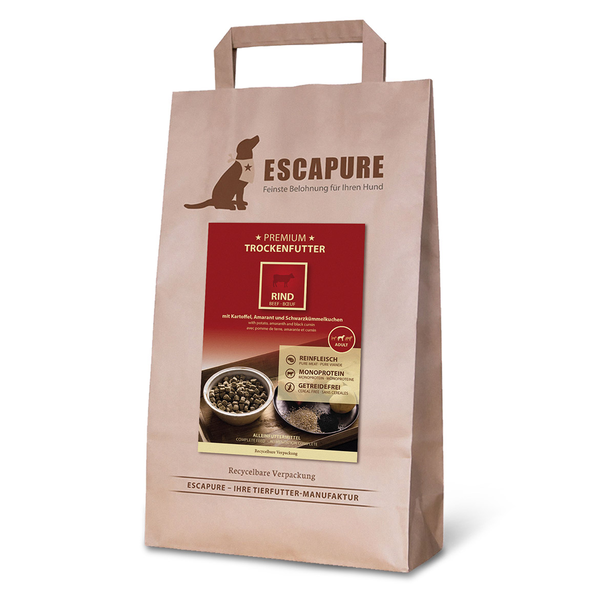 ESCAPURE Rind Premium Trockenfutter günstig kaufen bei ZooRoyal