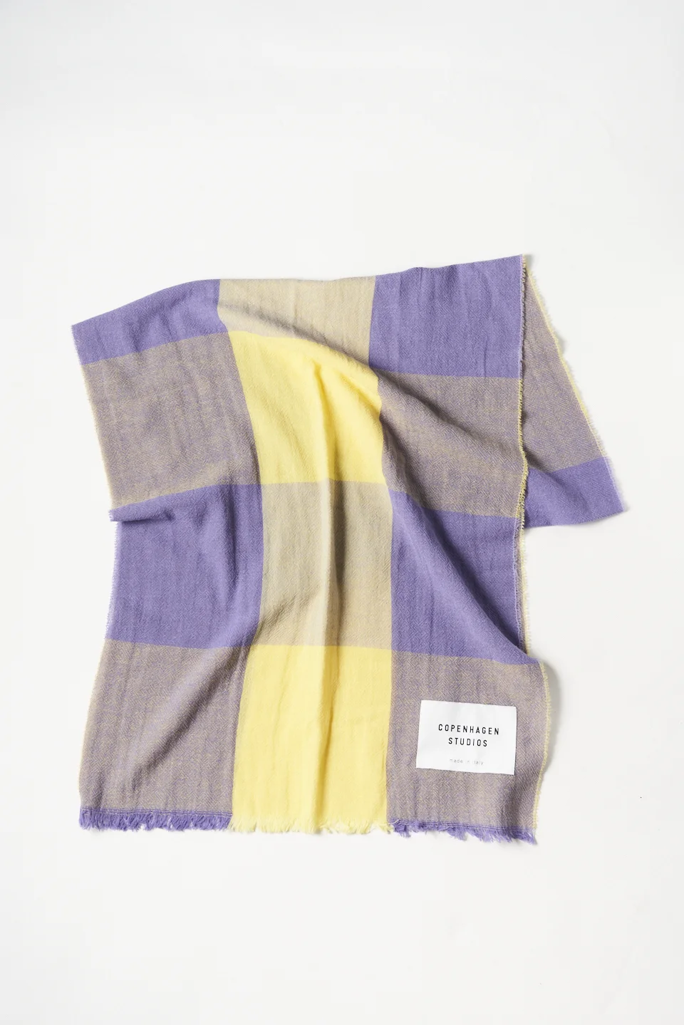 CPH SHAWL 7 cotton mix lavender/yellow