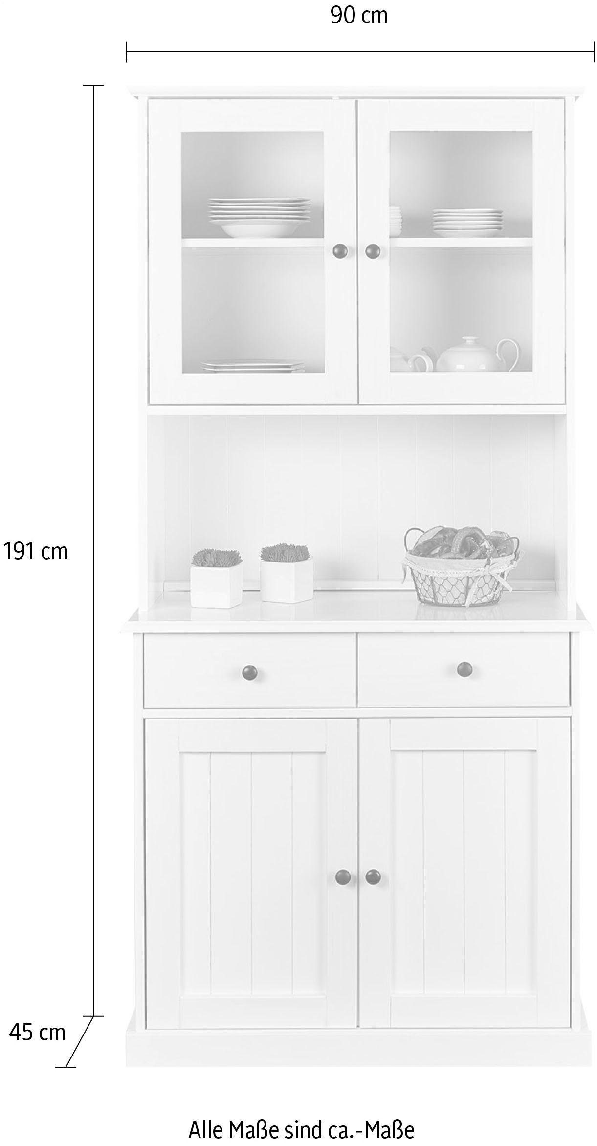 Home affaire Buffet Westerland im romantischem Landhausstil