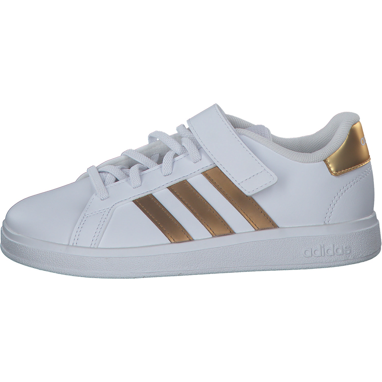 Adidas Grand Court 2.0 EL, Sneakers Low, Kinder, ftwr white/ftwr white/matte go