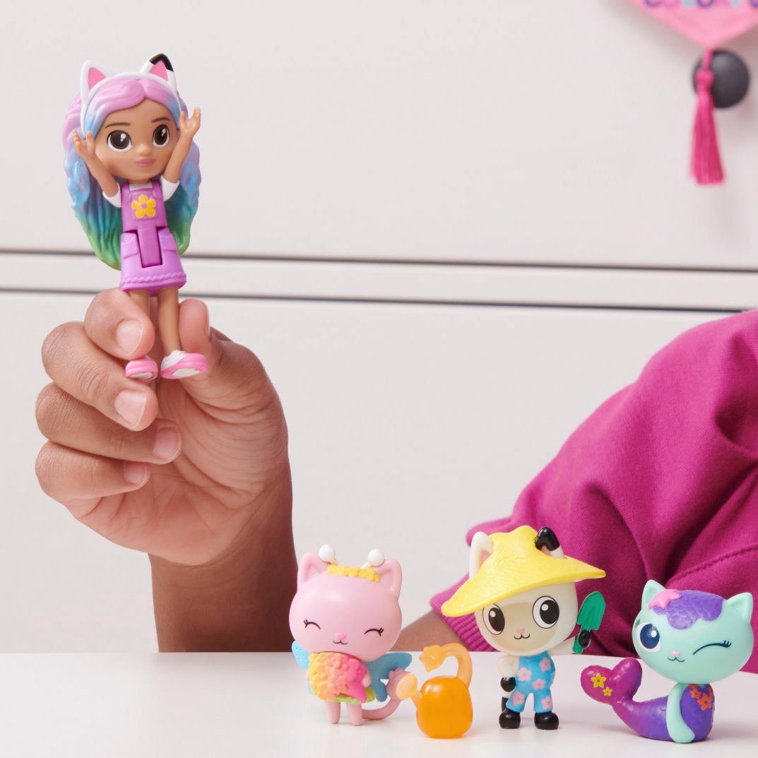 Spin Master Spielfigur Gabby‘s Dollhouse, Regenbogen Figuren im Set, (Set)