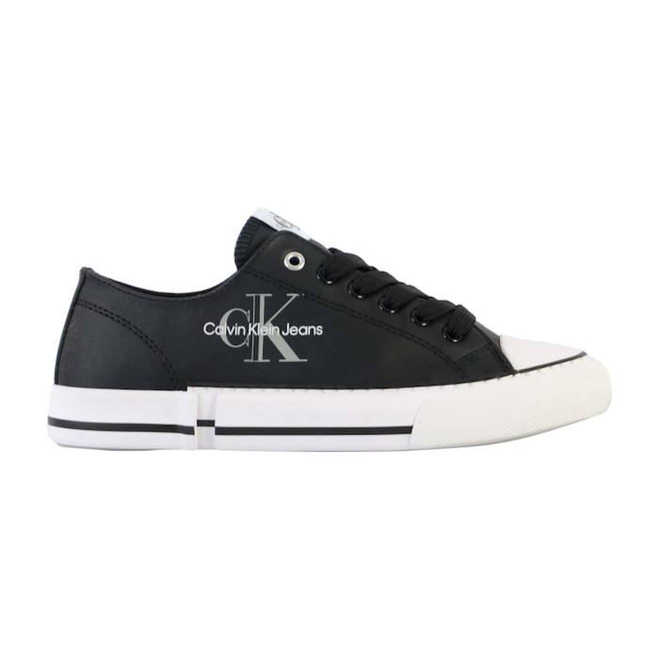 Basket à Lacets Juniors Calvin Klein Low Cut Lace-Up noir