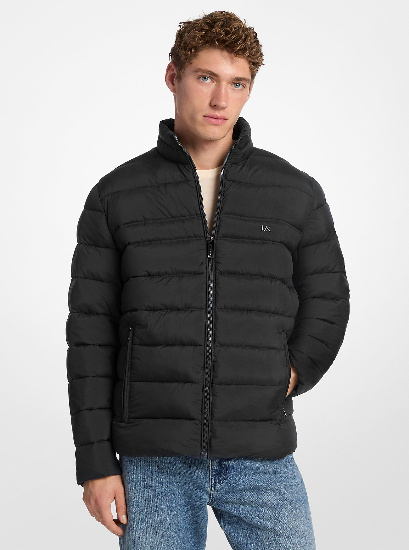 Kurtka puchowa Baxter Nylon - CZARNA