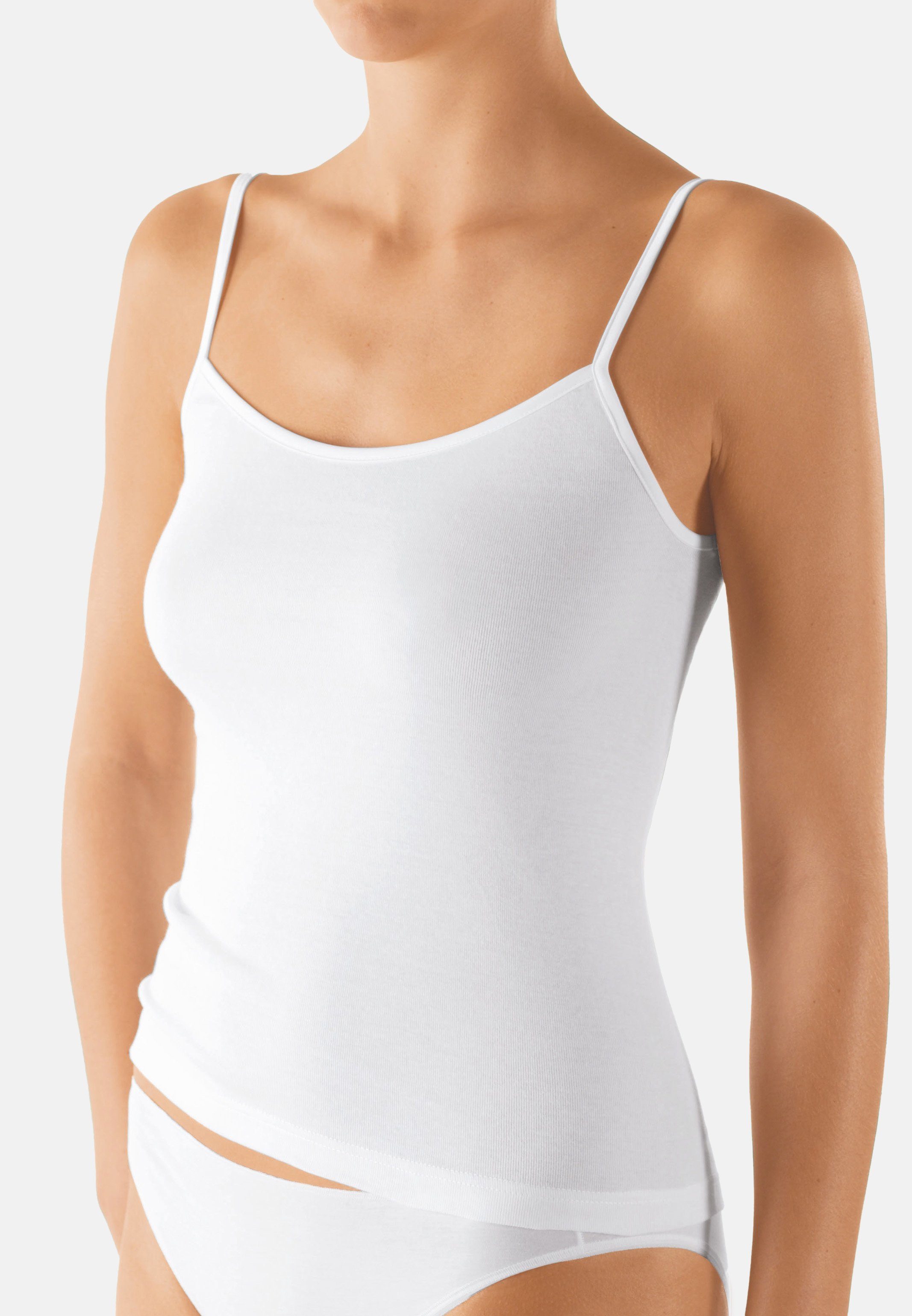 Nina Von C. Unterhemd 3er Pack Daily (Spar-Set, 3-St) Spaghetti Top - Baumwolle - Atmungsaktiv