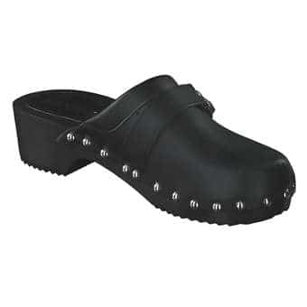 Leone Clogs in schwarz