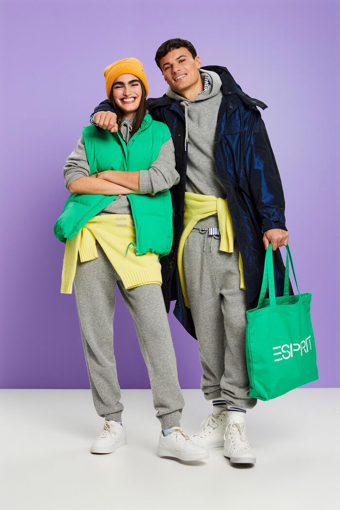 Unisex Strick-Jogginghose aus Wolle und Kaschmir