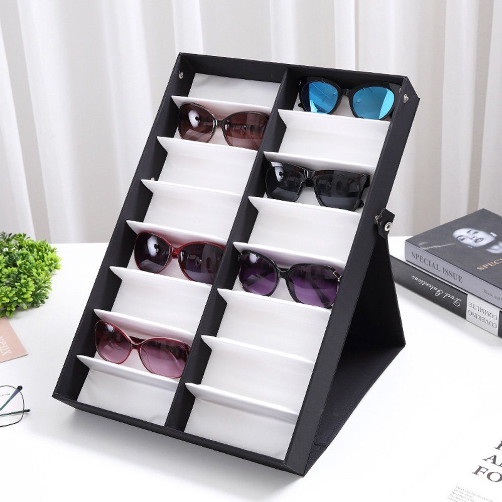 Tian Dee Brillenetui Organizer für Uhren, Schmuck oder Sonnenbrillen Unisex