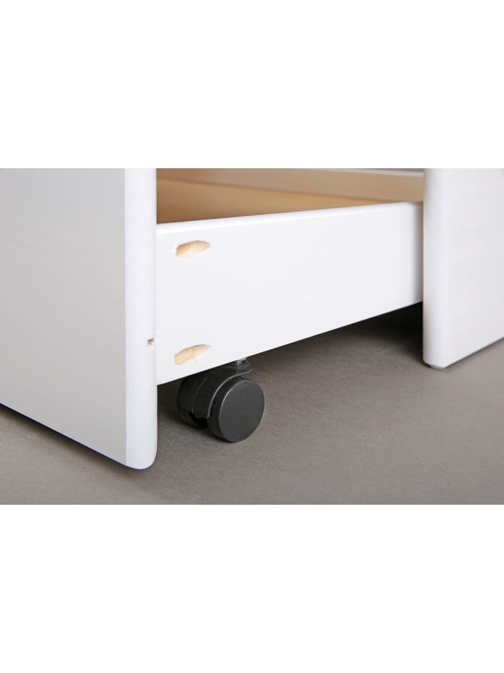 ebuy24 Bett Riewo Weiß 205 x 98 cm günstig kaufen onesize