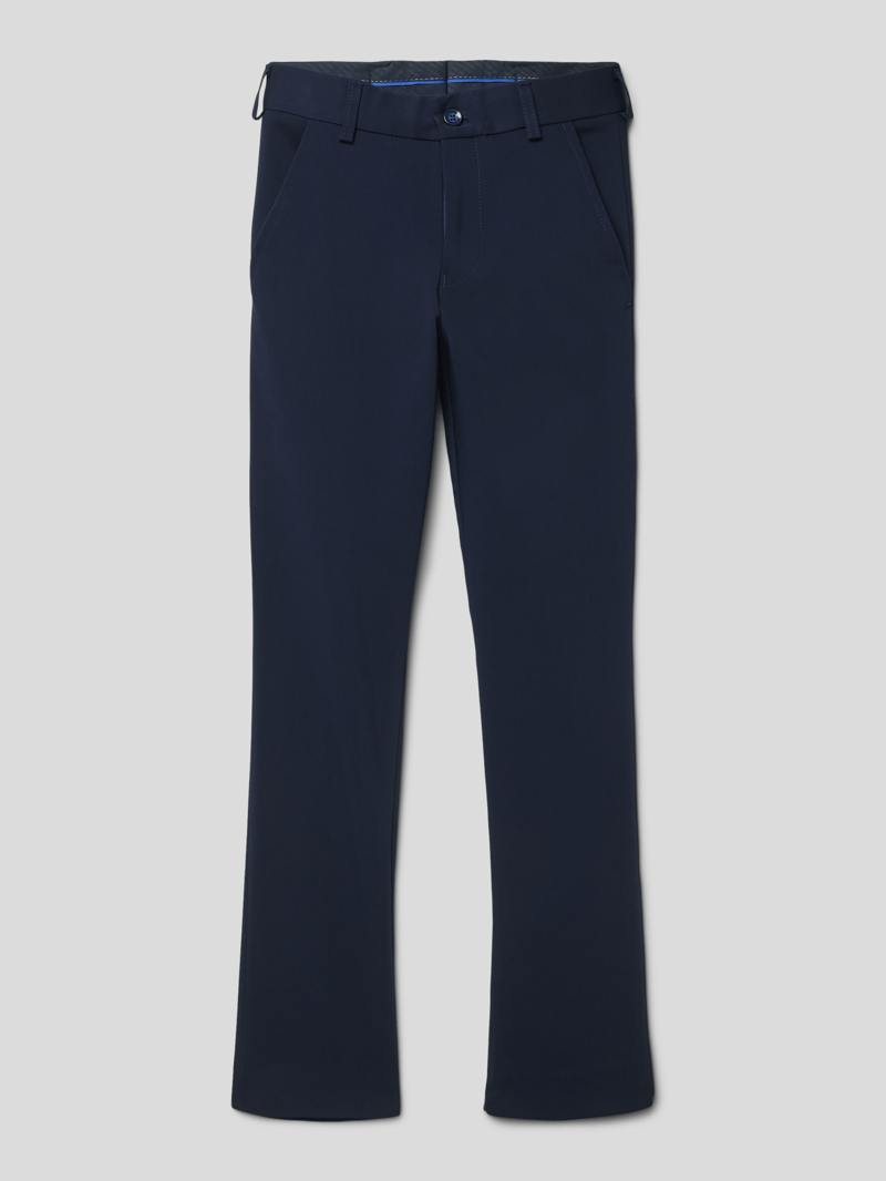 Anzughose mit Stretch-Anteil in marineblau