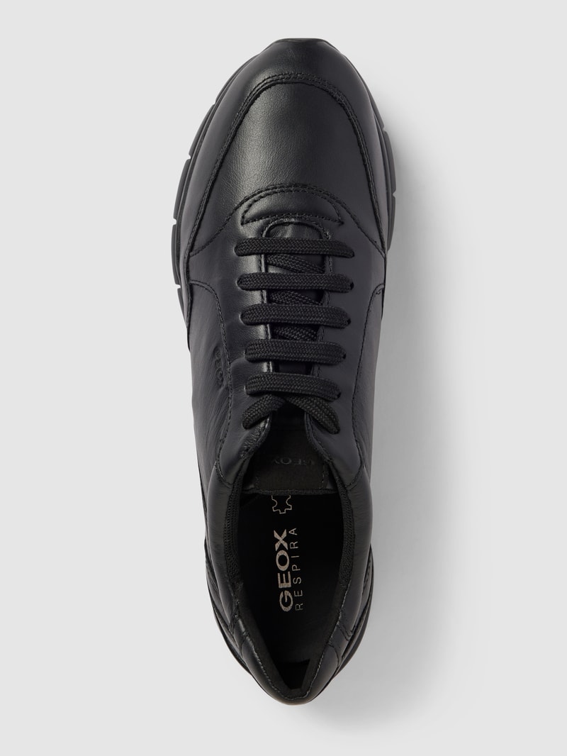 Sneaker aus echtem Leder Modell 'SUKIE' in schwarz