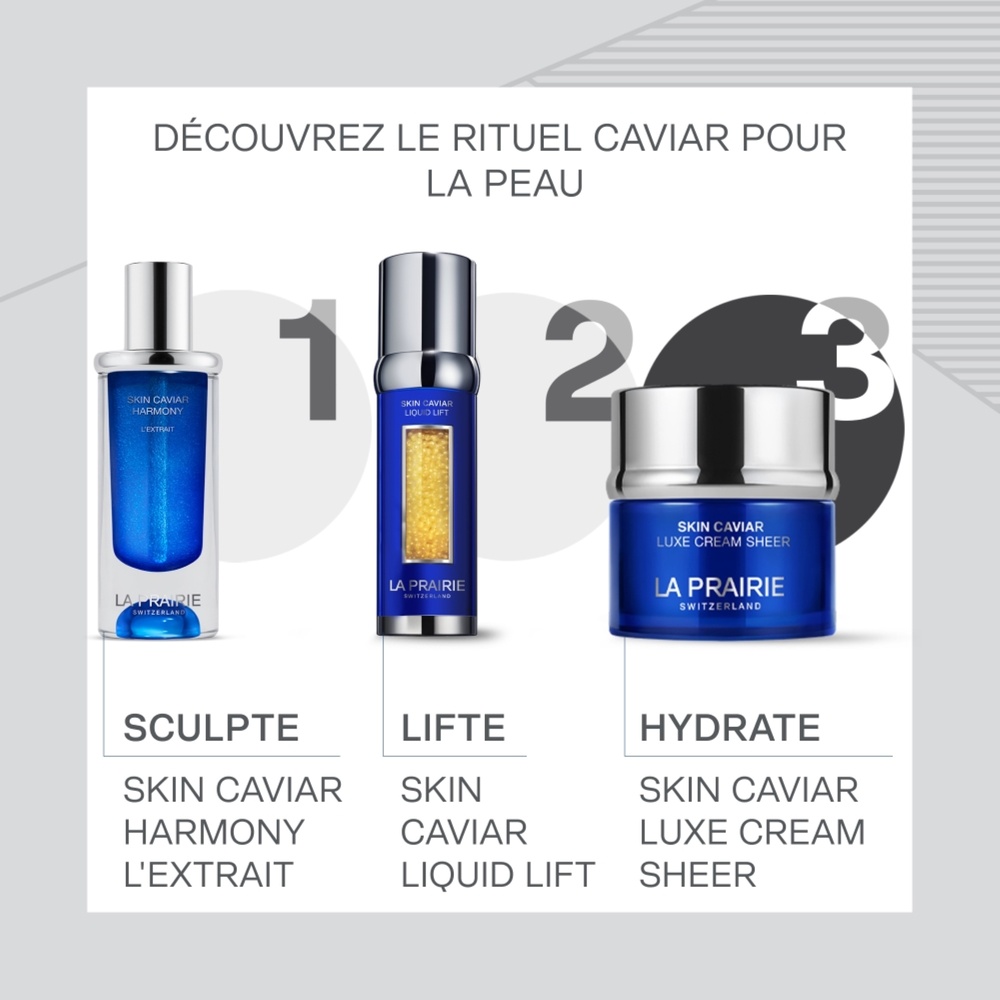 La Prairie La Prairie Skin Caviar Crème Luxe Fine,Crème Liftante et Hydratante, 50 ml Crème liftante et raffermissante
