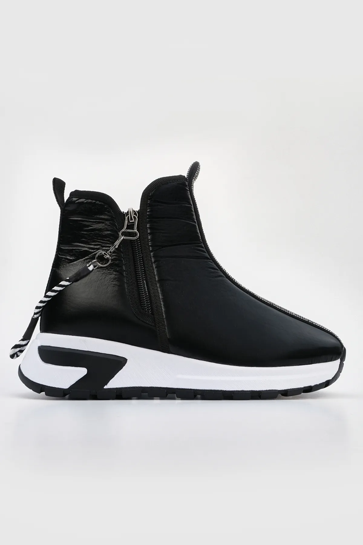 Marjin  Stiefelette - Schwarz - Flacher Absatz