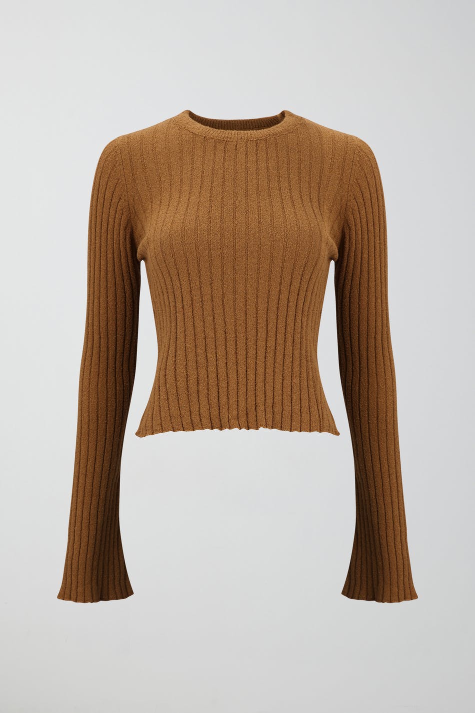 Wide sleeve knit top