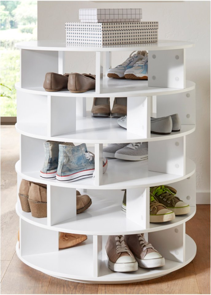 Schuhregal zum Drehen