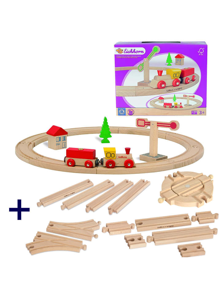 Eichhorn Holzeisenbahn Bundle (5-teilig) in mehrfarbig günstig kaufen onesize