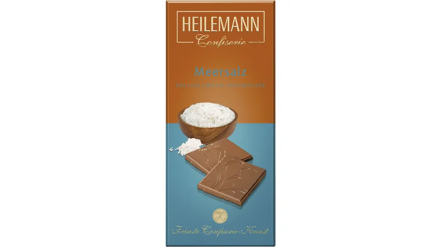 Heilemann Meersalz Edelvollmilch-Schokolade 80 g