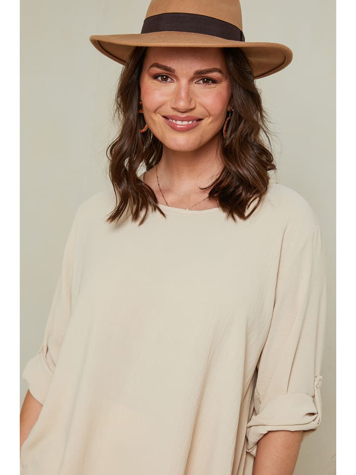 Curvy Lady Bluse in Beige günstig kaufen