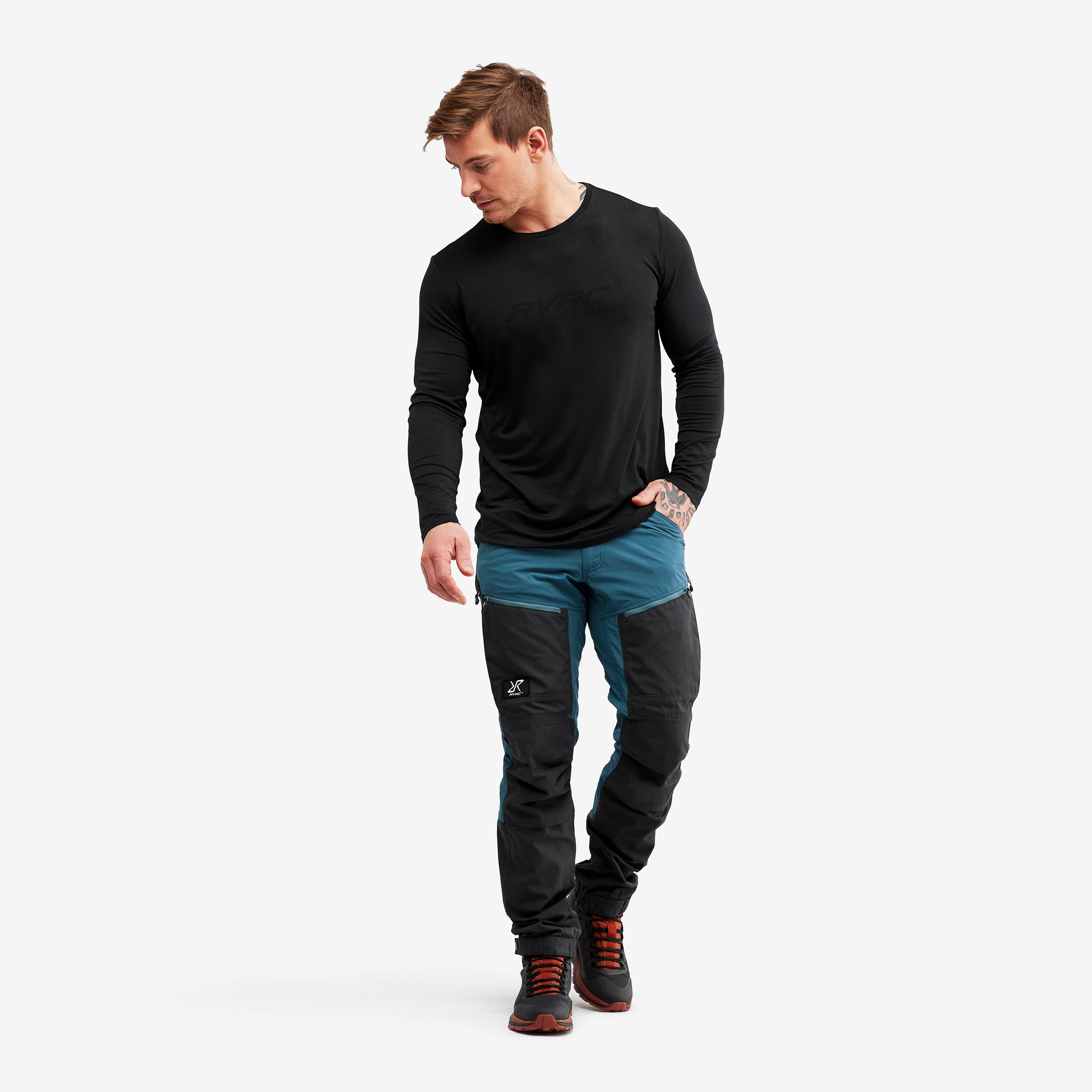 Vagabond Long Sleeve Tee Homme Black