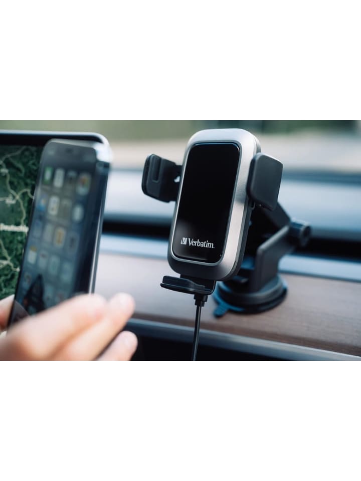 COFI 1453 Qi-Ladehalterung für Autos mit Schnellladefunktion und in Schwarz günstig kaufen onesize