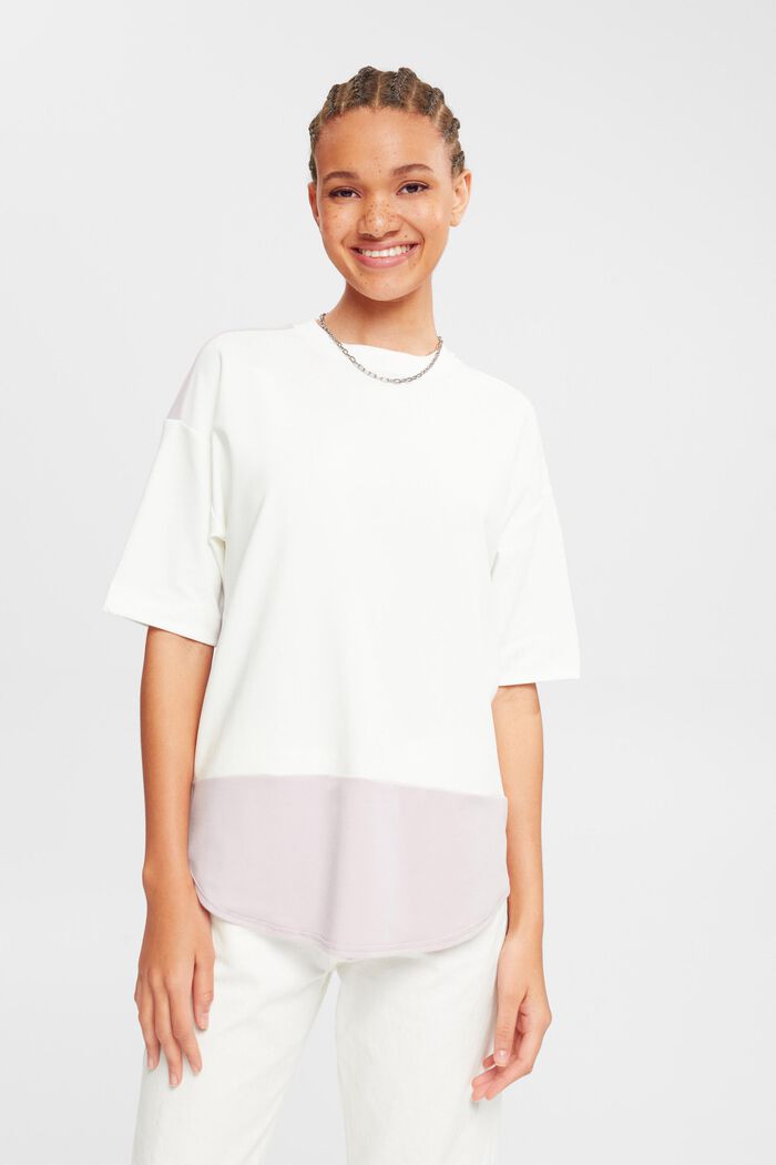 Zweifarbiges T-Shirt