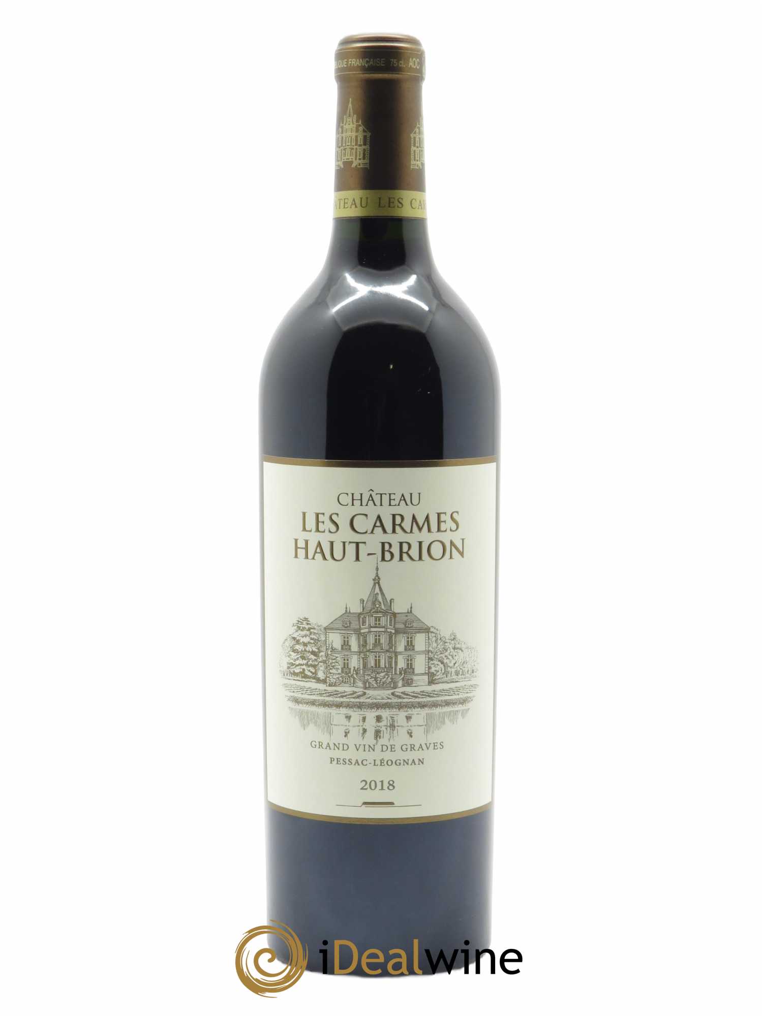 Château Les Carmes Haut-Brion (CBO à partir de 6 bts) 2016 - Lot de 1 Bouteille