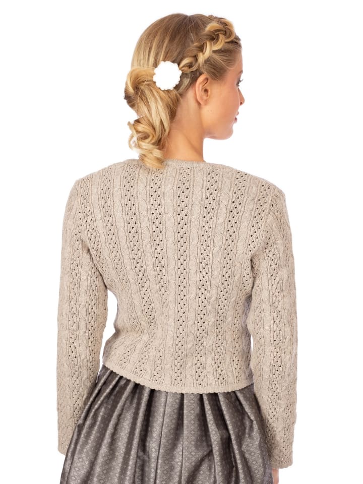 OS-Trachten Strickjacke 457005-0771 in natur günstig kaufen