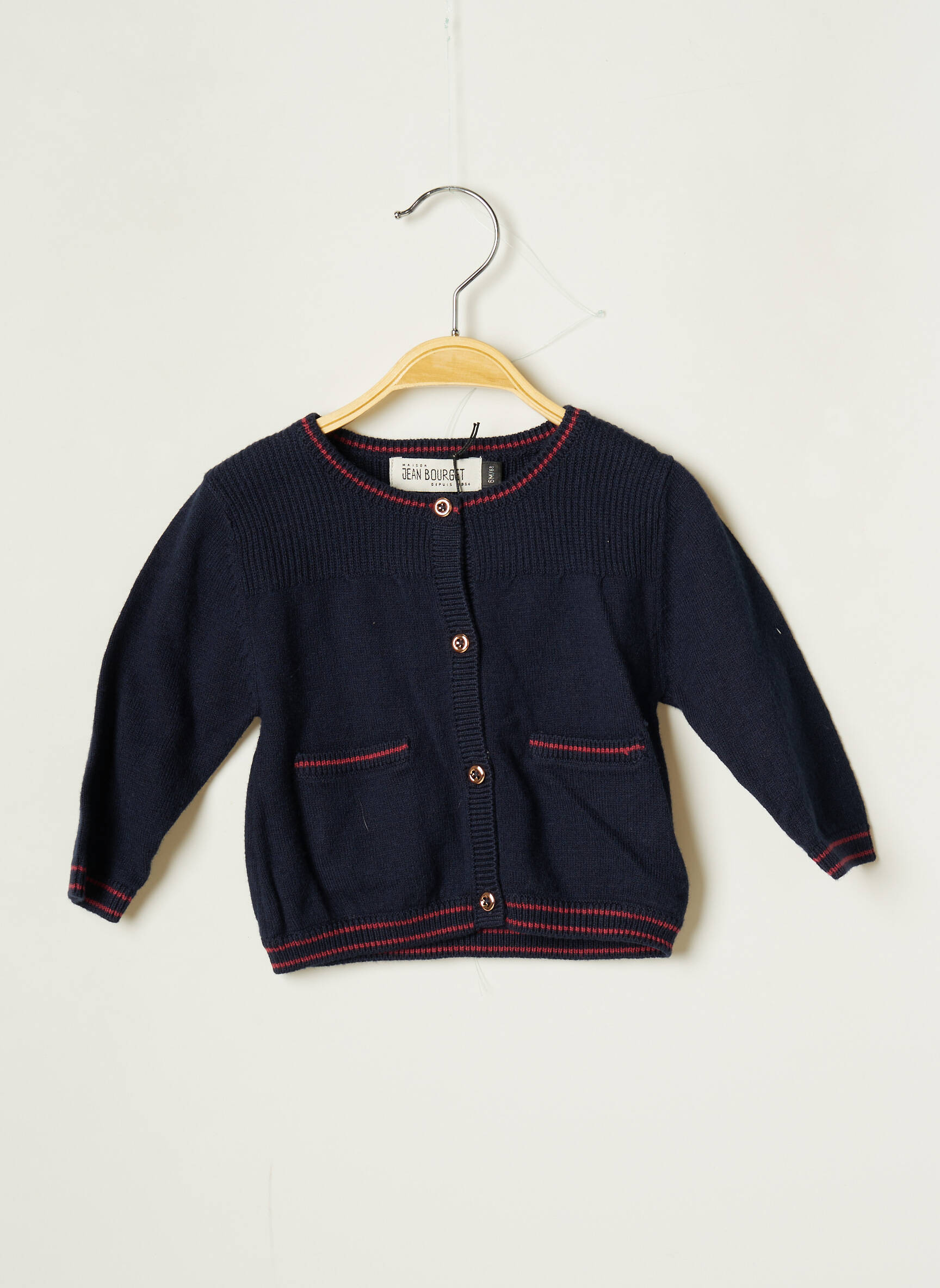 Jean Bourget Cardigans Fille couleur bleu