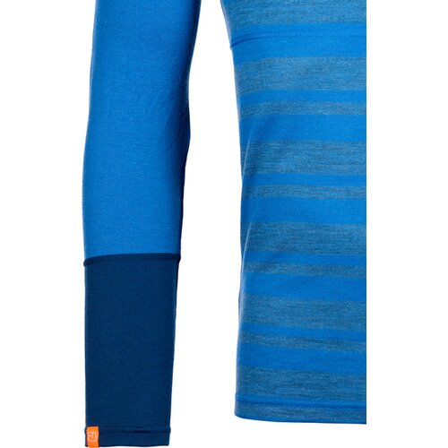 HERREN UNTERHEMD 185 ROCK'N'WOOL LONG SLEEVE M