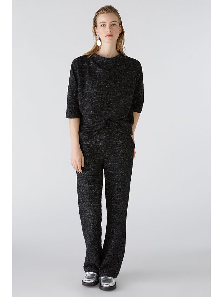 Oui Pullover in Schwarz günstig kaufen