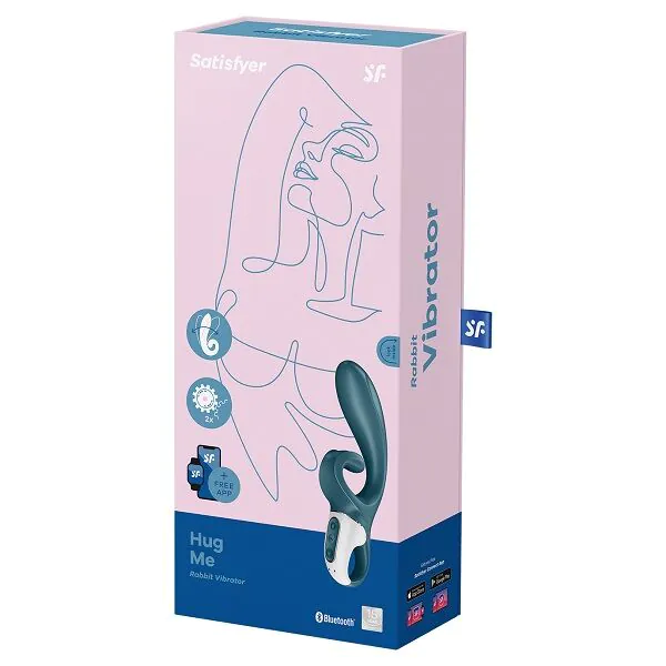 Satisfyer Hug Me Gråblå Intim Massager