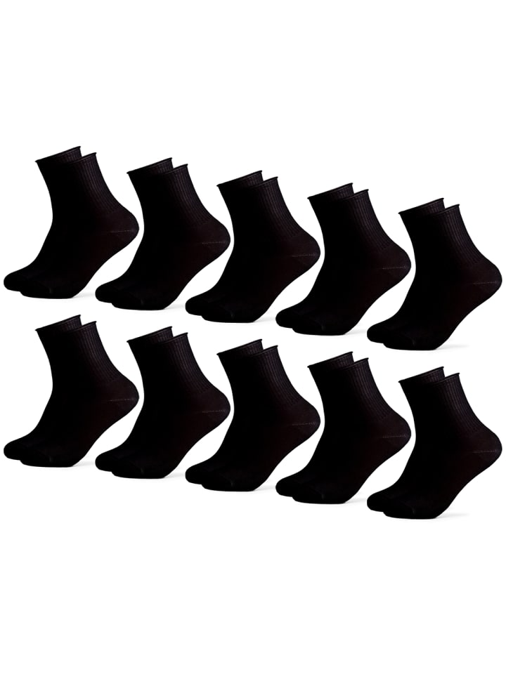 Occulto 10er Pack Diabetikersocken Velano in Schwarz günstig kaufen
