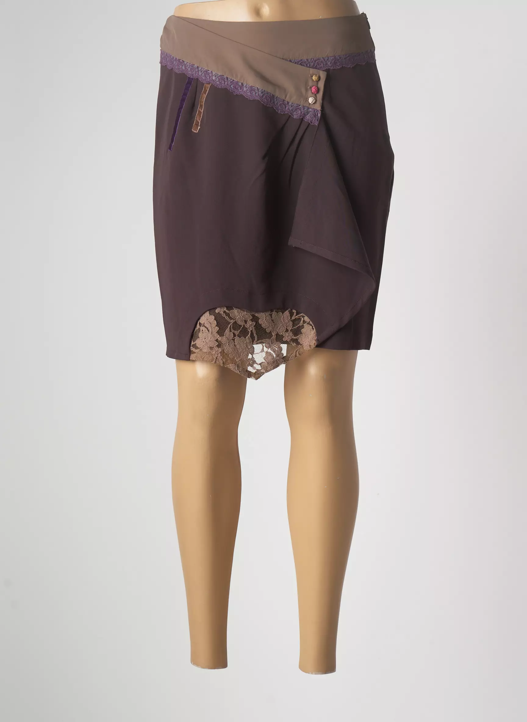Enjoy Jupes Courtes Femme couleur marron