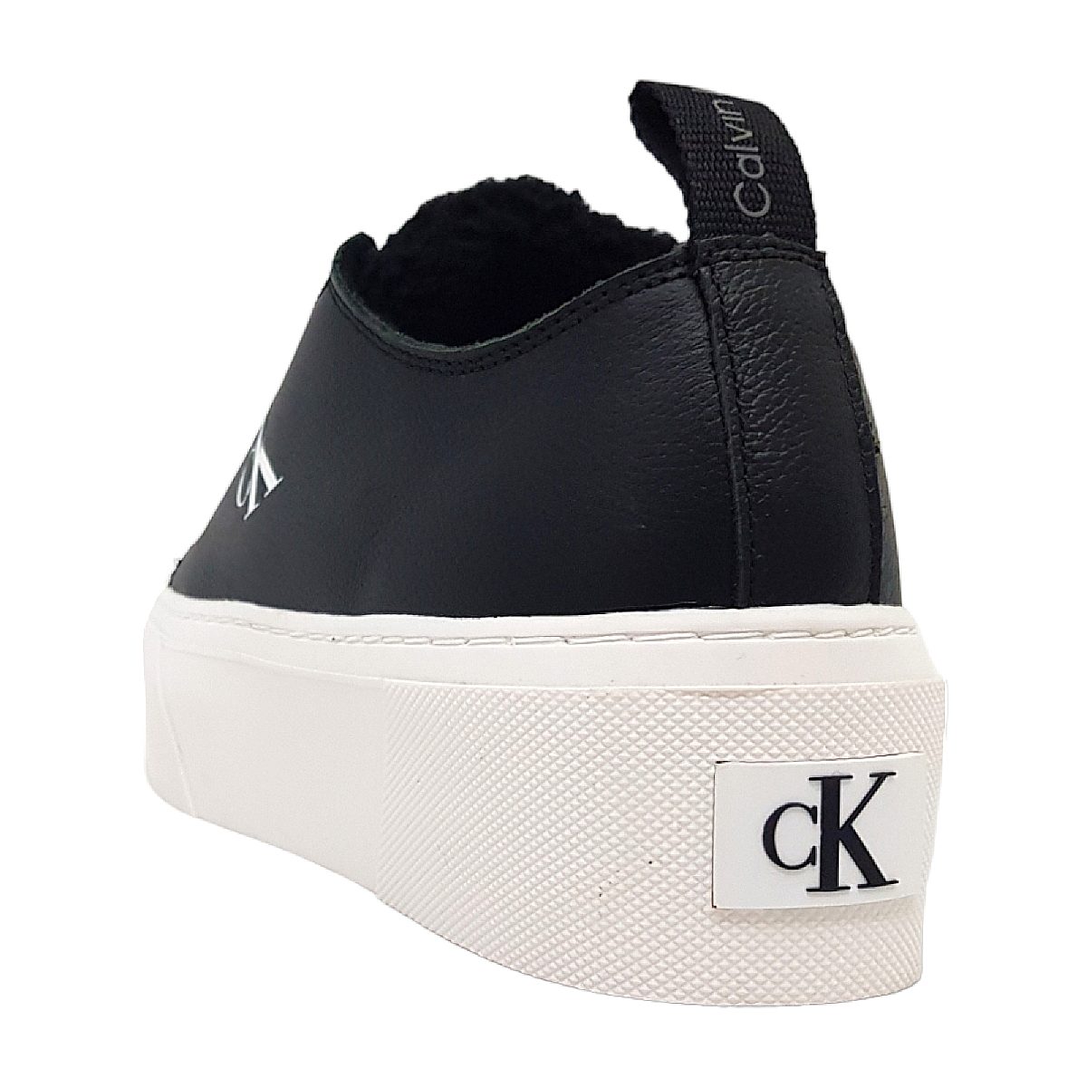 Calvin Klein Cupsole Flatform Low WL YW0YW01107BEH Schwarz BEH- Black/Bright White