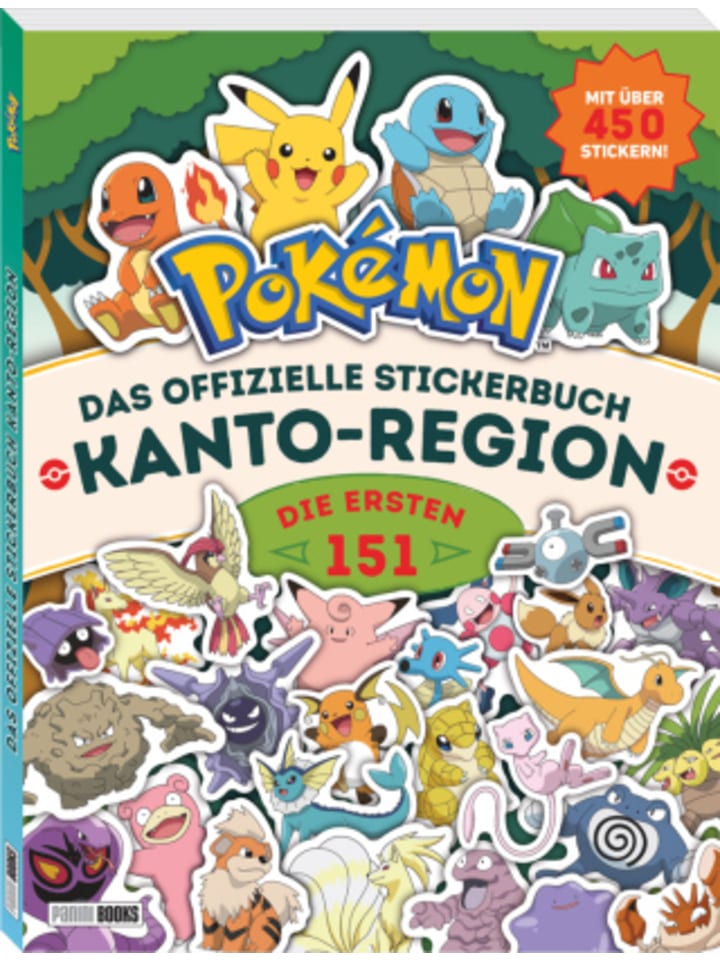 Panini Books Buch - Pokémon: Das offizielle Stickerbuch Kanto-Region - Die ersten 151 günstig kaufen onesize